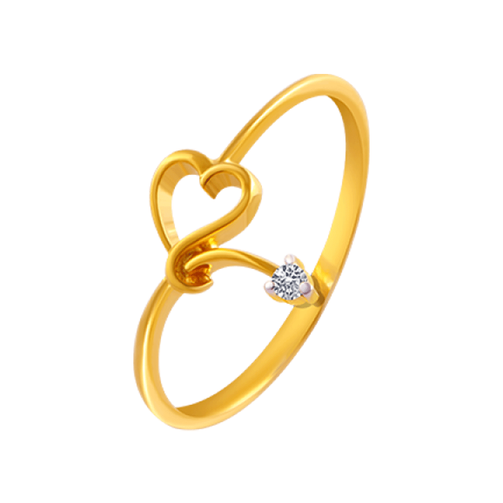 14KT Yellow Gold Ring for Women – Chandra Jewellers