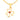 14K Gold Pendant (Without Chain) With Three Leaf Clover Design And Stone In The Centre