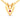 14K Gold Pendant (Without Chain) With Delicately Curved Heart Design And Stone Accent