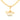 14K Gold Pendant (Without Chain) With Ginkgo Leaf Design