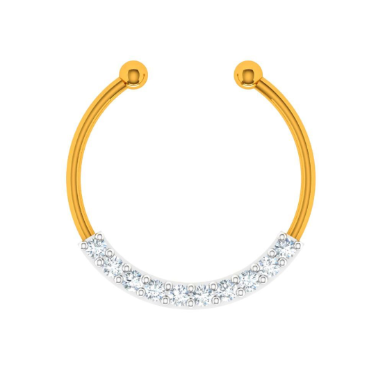 Buy Gold Nose Rings Online Latest Designs at Best Price PC Chandra P.C. Chandra Jewellers