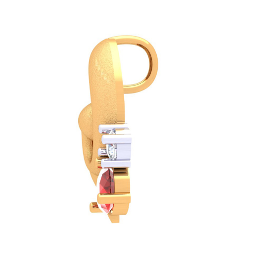 14K Unique Ganesh Gold Pendant For Women