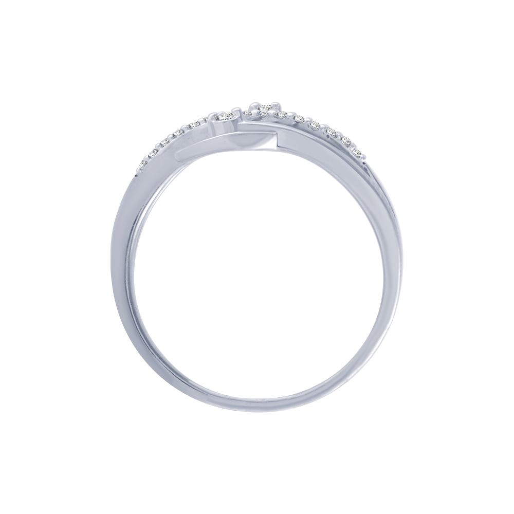 14KT (585) White Gold and Diamond Ring for Women