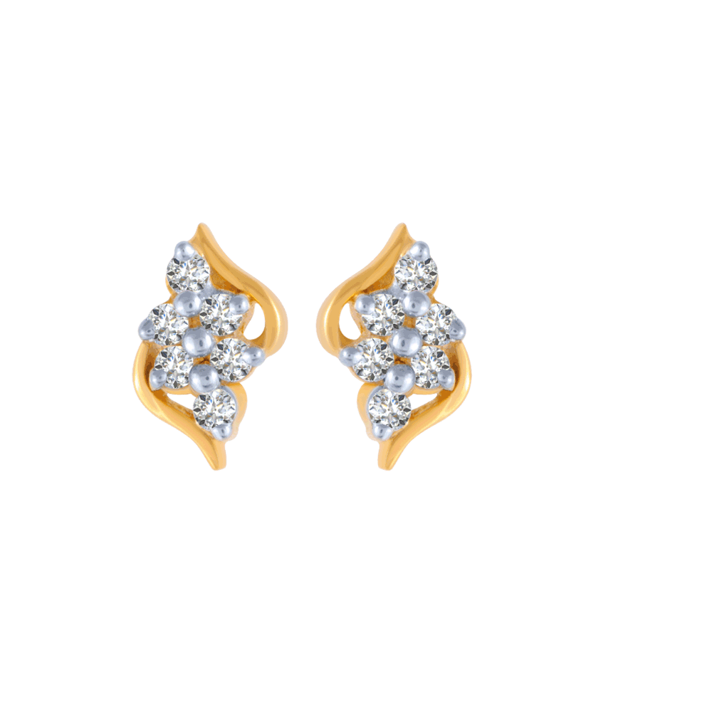 Gold Diamond Earrings PC Chandra Jewellers P.C. Chandra Jewellers