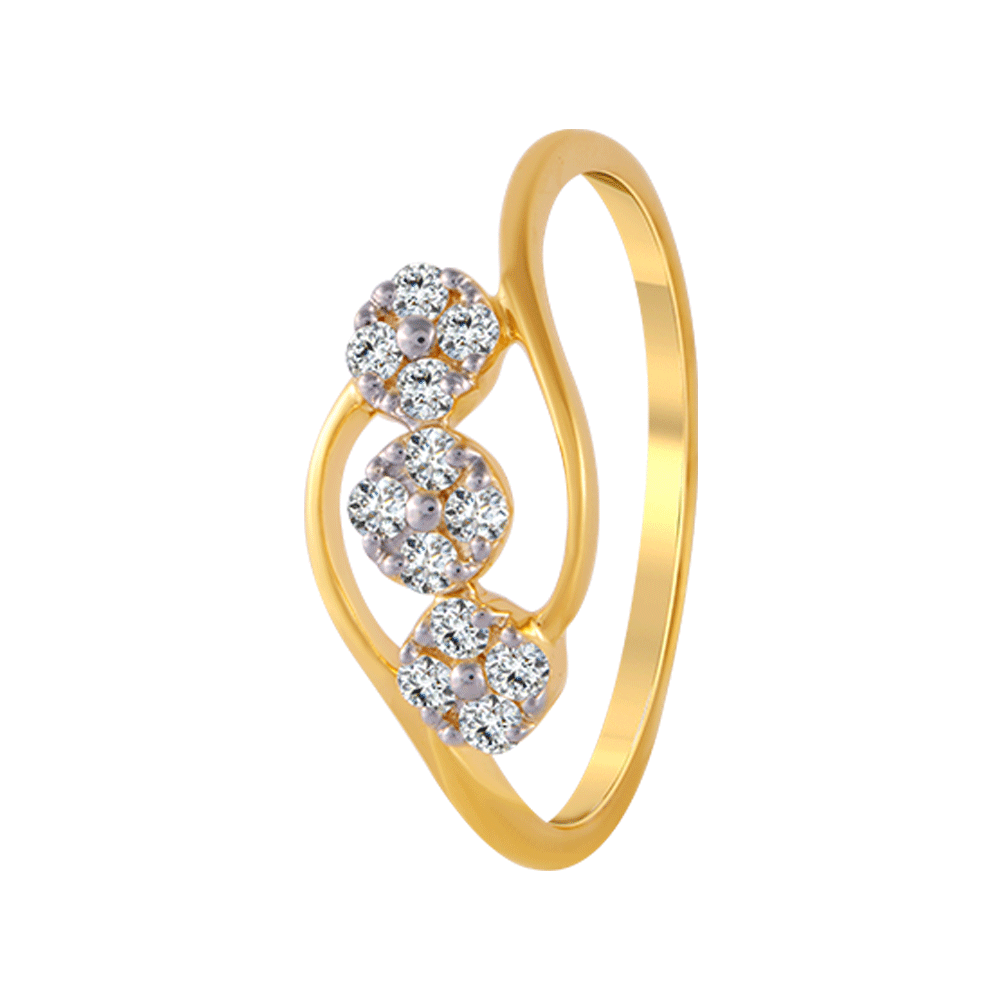Classic 18K Diamond Engagement Ring for the Timeless Bride PC