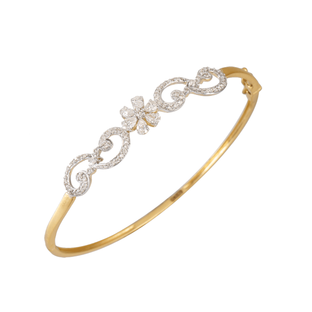 Buy Diamond Bangles in India with Latest Design PC Chandra