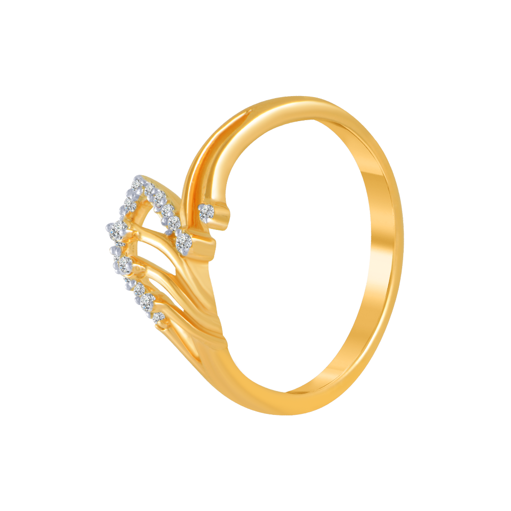 Purchase Exclusive 18K Gold Diamond Ring Design from PC Chandra
