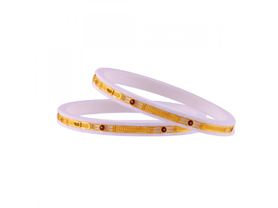 22K Gold Path Sakha Meenakari Work PC Chandra Jewellers P.C. Chandra Jewellers