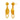 Fine Leaf Designer Jewellery 22k Gold Necklace And Earrings Set