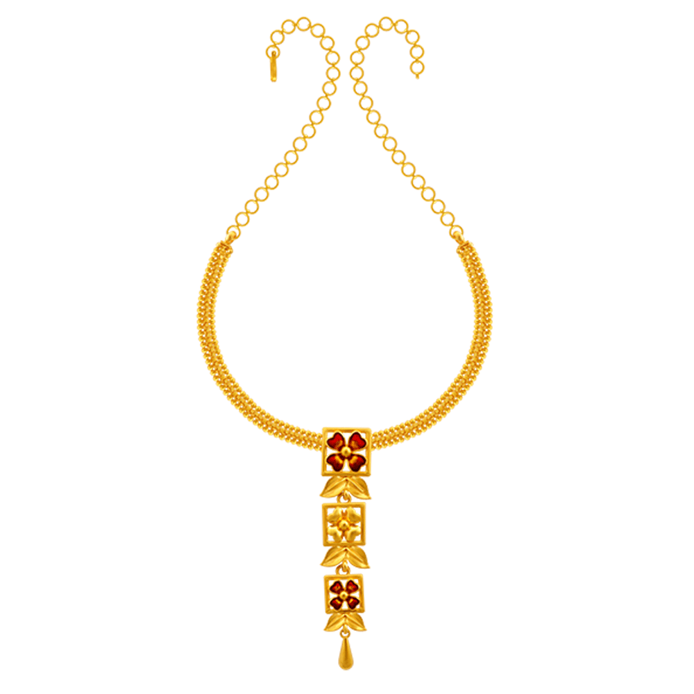Gold Necklace Design Today Gold Rate In Pc Chandra Jewellers 22k