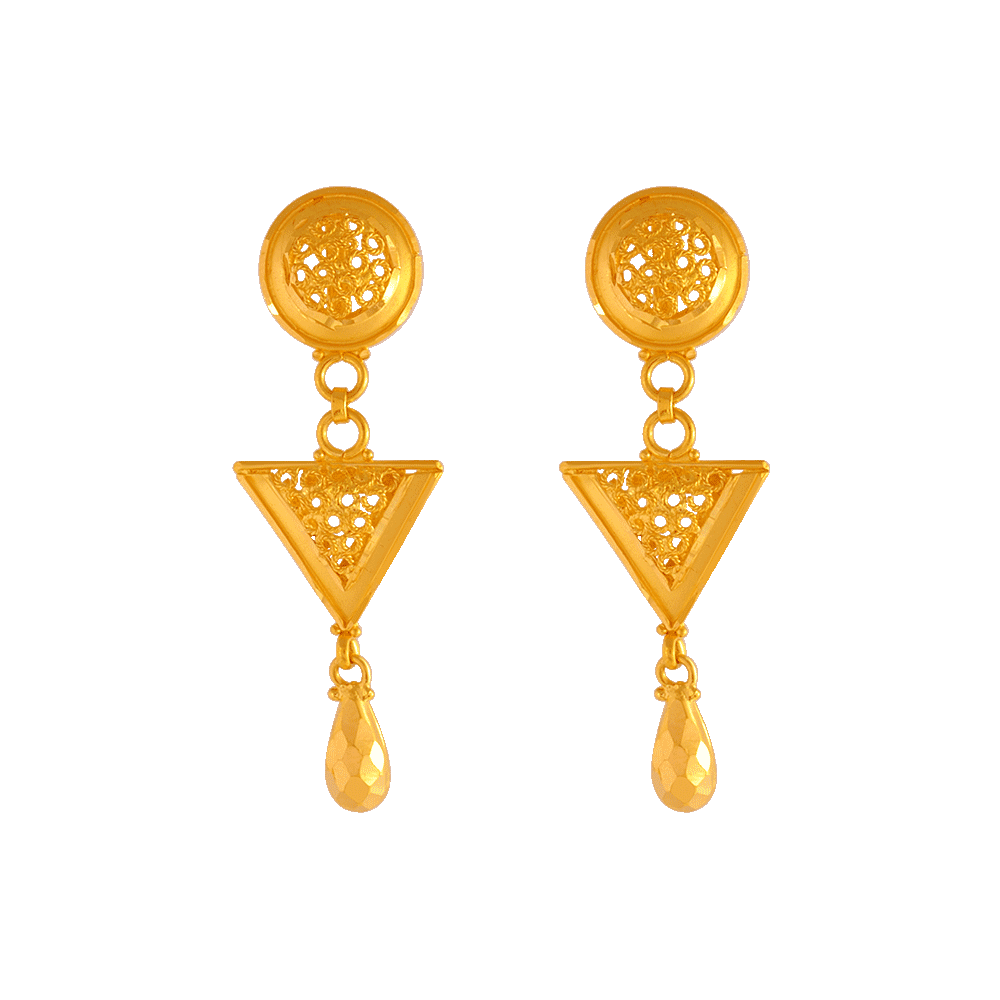 Jhumka Collection Pc Chandra Jewellers Earrings Design Yellow Gold