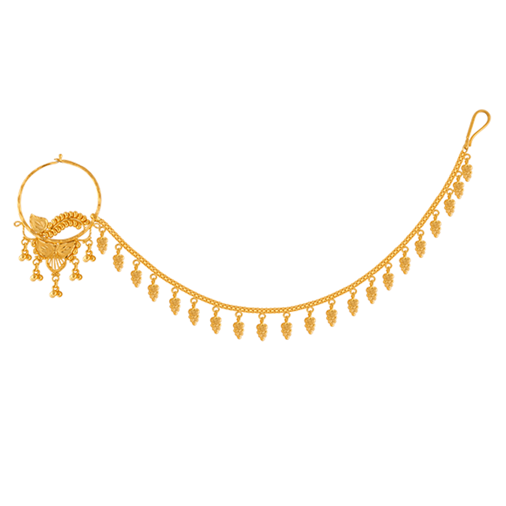 Bridal Gold Nath Design Latest Wedding Nose Ring Design PC