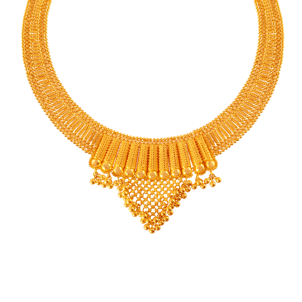 Bridal Gold Necklace Traditional Gold Wedding Necklace PC Chandra Jewellers P.C. Chandra Jewellers