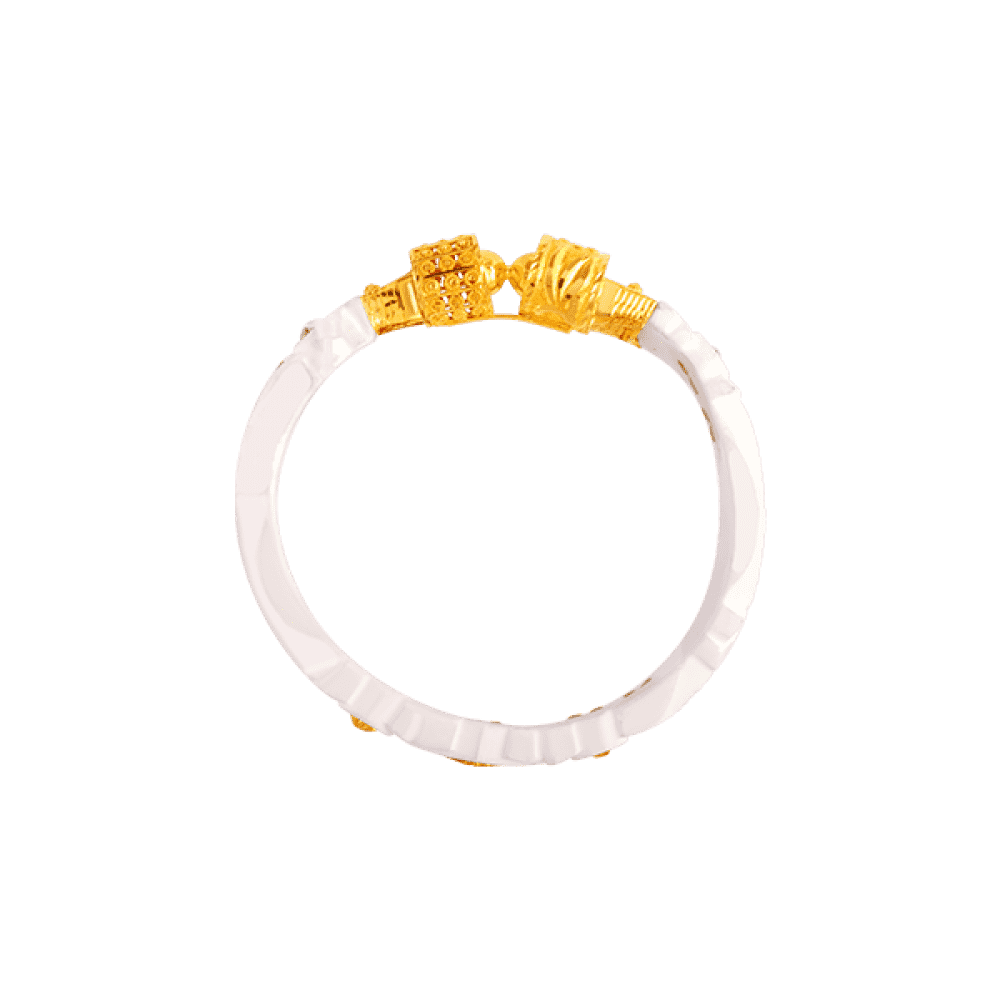 22KT Yellow Gold Sankha Bangle for Women