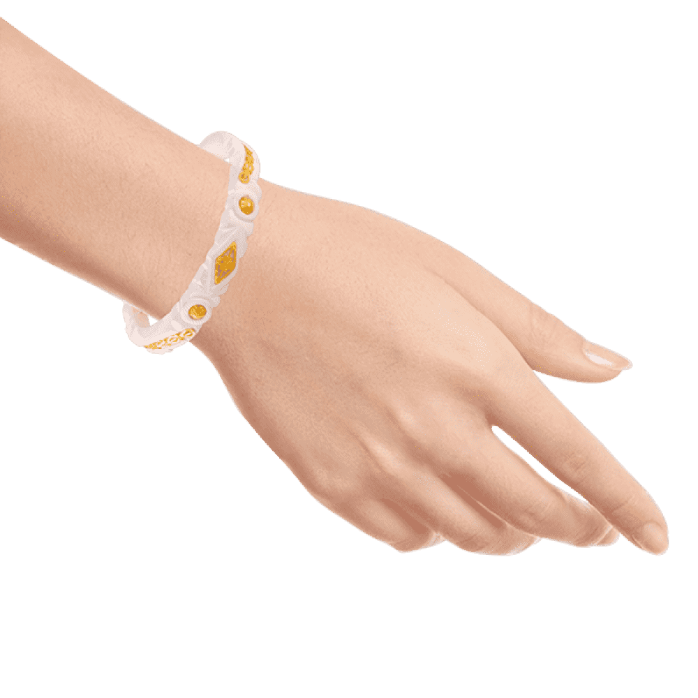 22KT Yellow Gold Sankha Bangle for Women