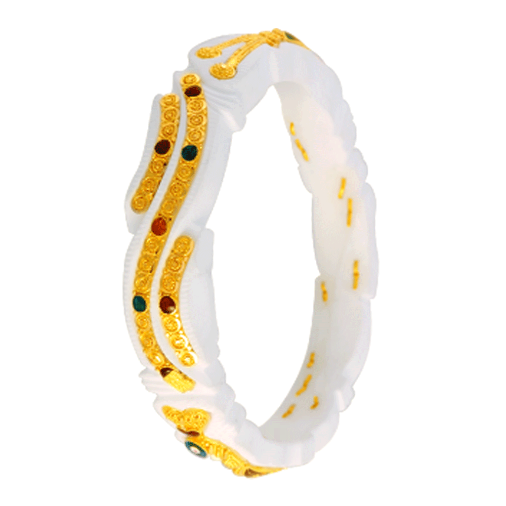 New Bengali Gold Shakha Bangle Designs at PC Chandra Jewellers