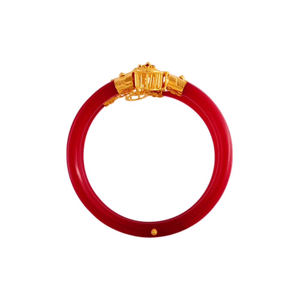 22KT Yellow Gold Pola Bangle for Women