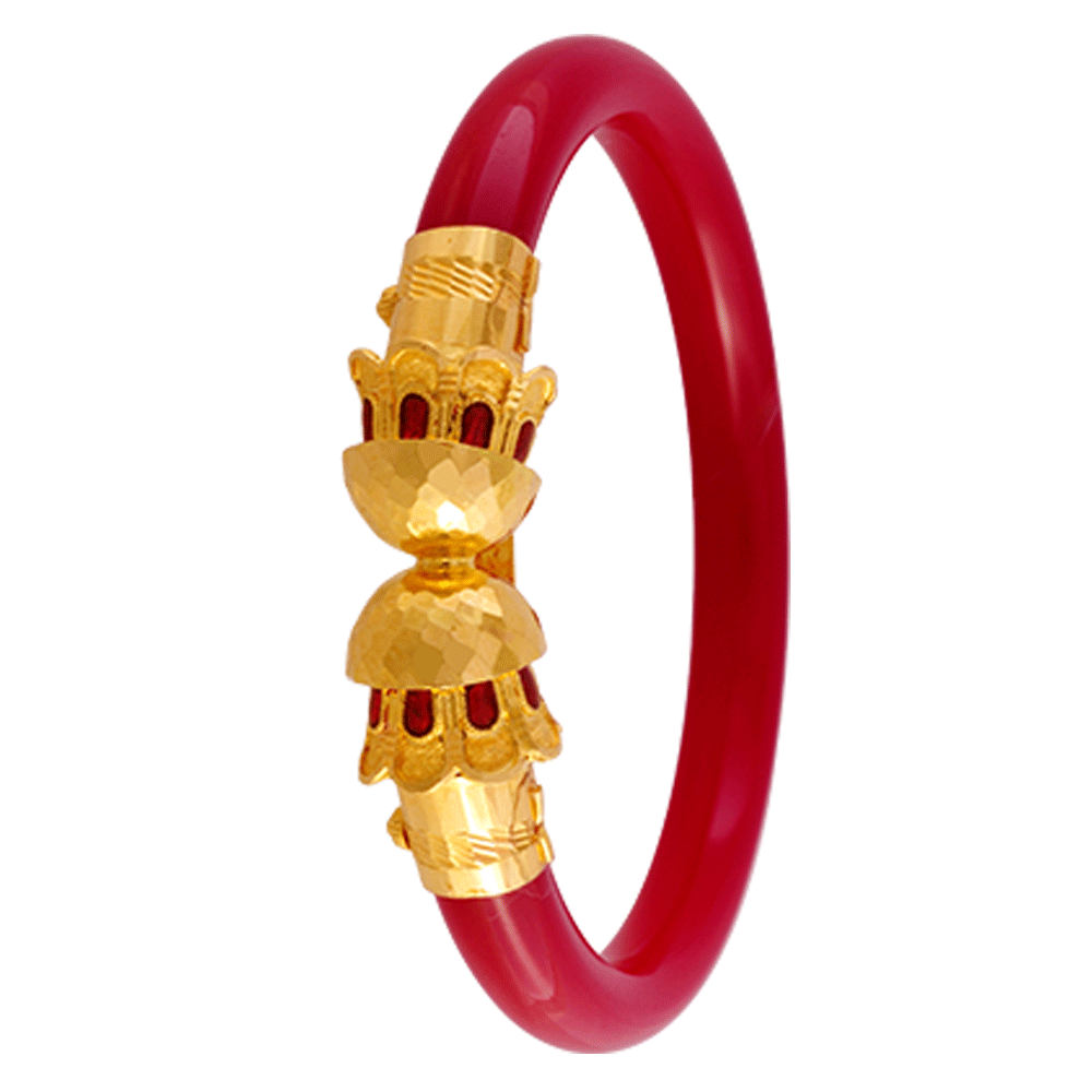 22KT Yellow Gold Pola Bangle for Women