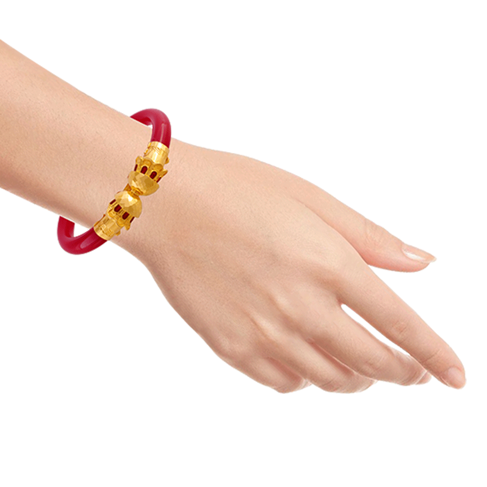 22KT Yellow Gold Pola Bangle for Women