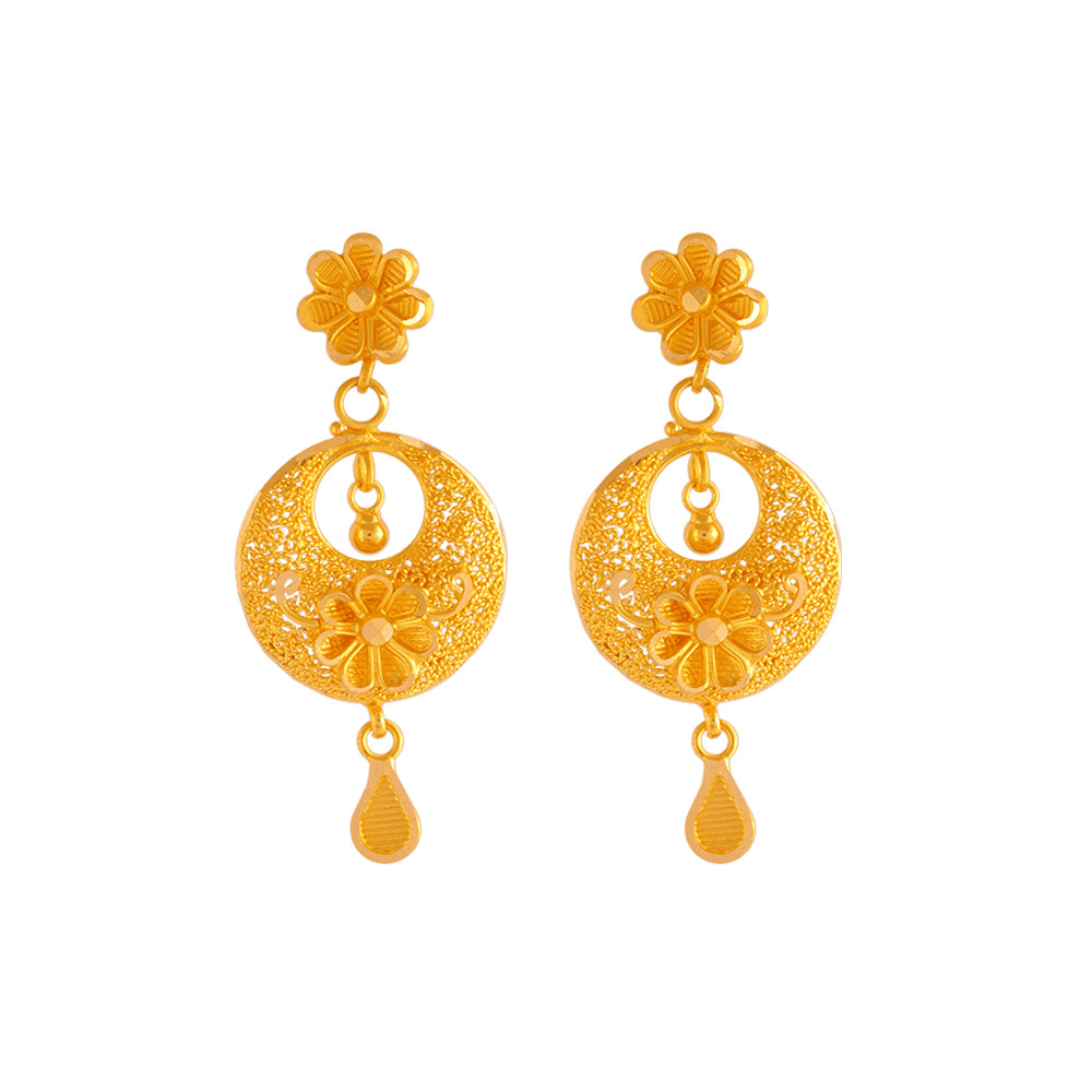 Buy 22K Gold Wedding Earrings Online PC Chandra Jewellers P.C. Chandra Jewellers