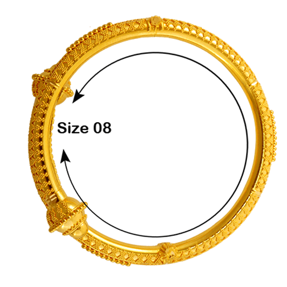 22KT Yellow Gold Bangle for Women