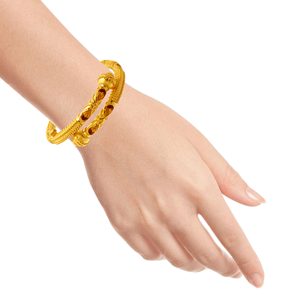 22KT Yellow Gold Bangle for Women