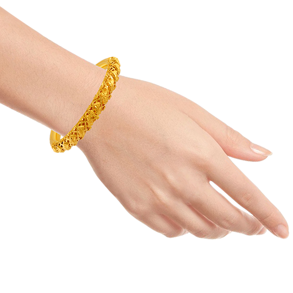 22KT Yellow Gold Bangle for Women
