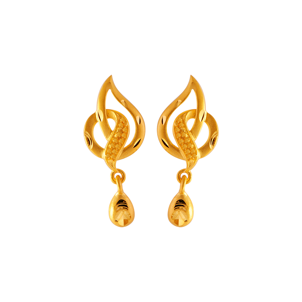 Simple Gold Top Earrings Design Gold Ear Ring Top Gold Earring
