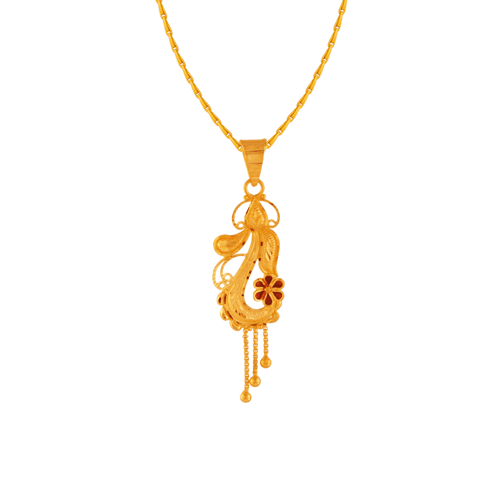 Metal Necklace Pc Chandra Jewellers Gold Chain Collection With