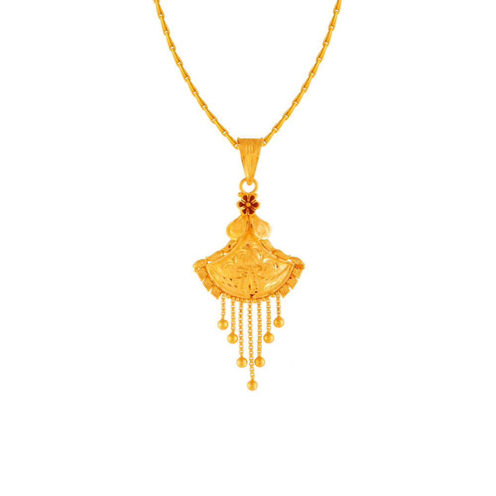 Shop Latest Gold pendants Designs Online PC Chandra Jewellers