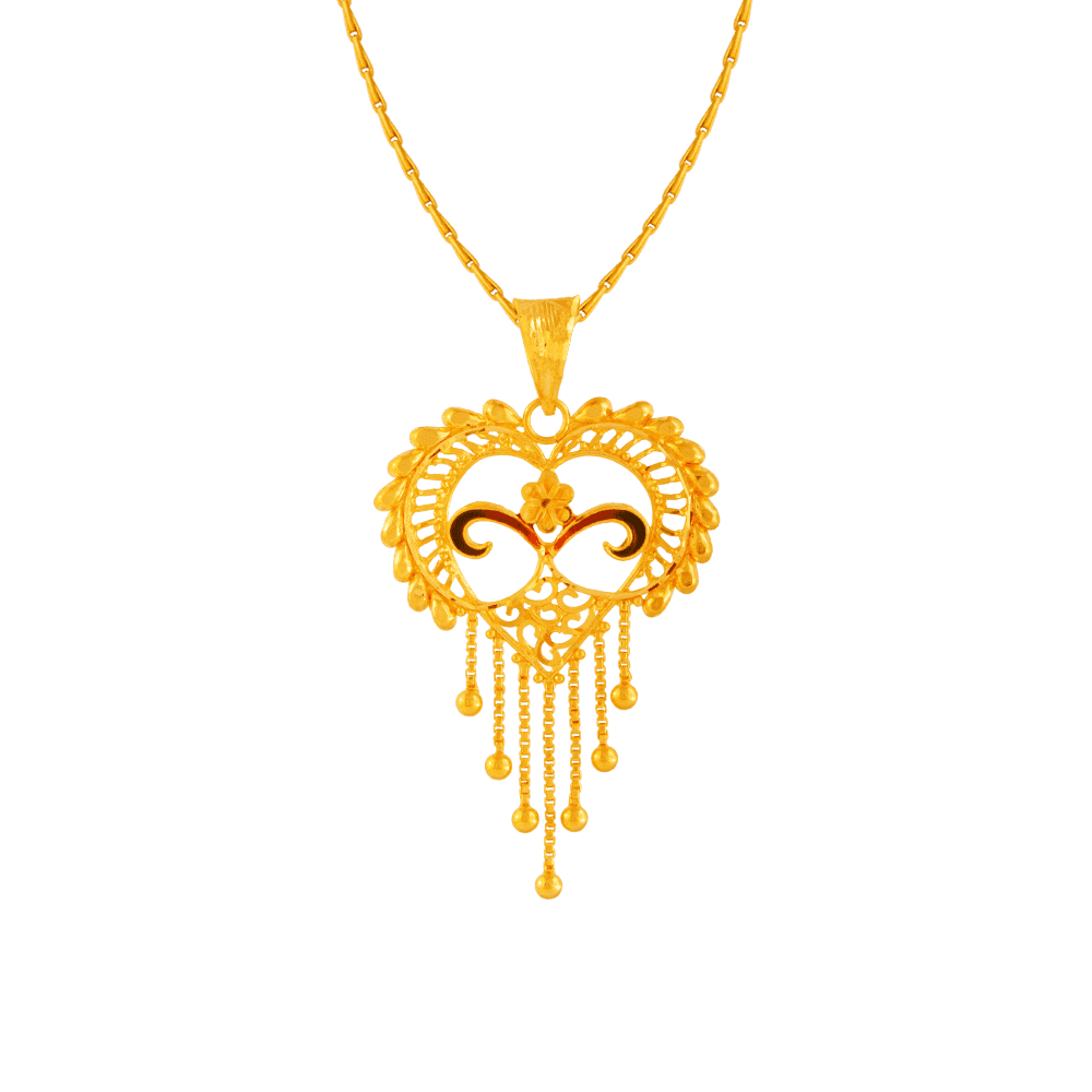 Look Stunning With Beautiful Gold Pendant| PC Chandra –