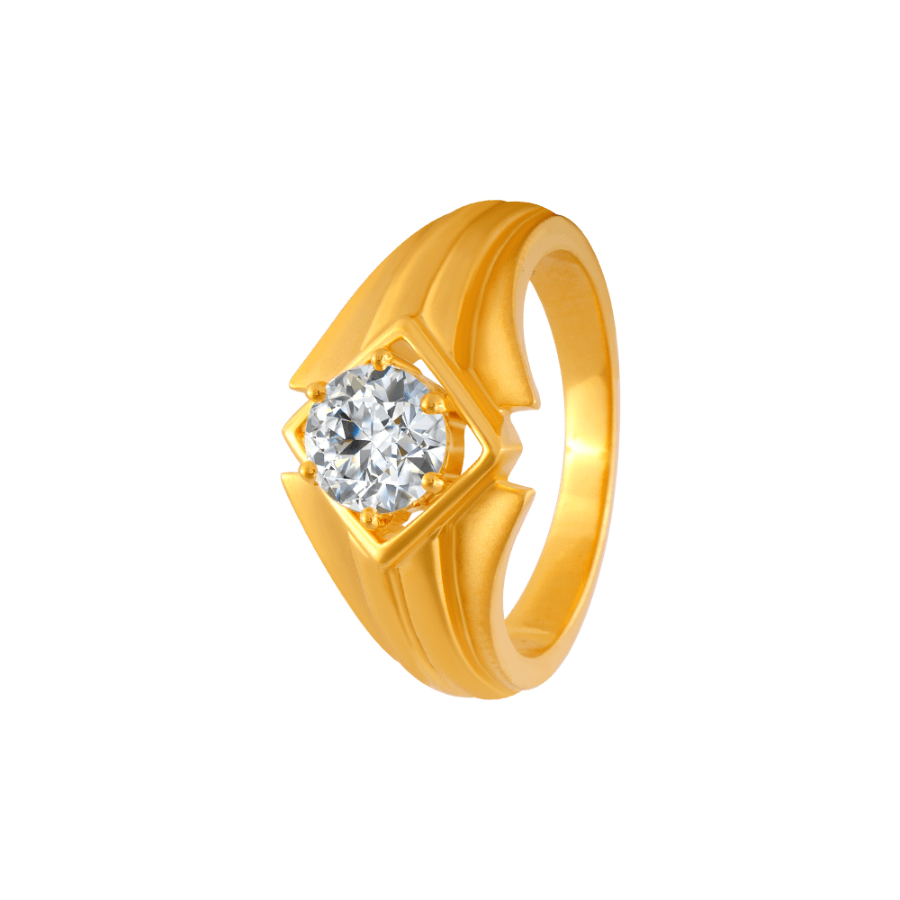 Gold Rings Buy Gold Ring Designs for Men Online| PC Chandra