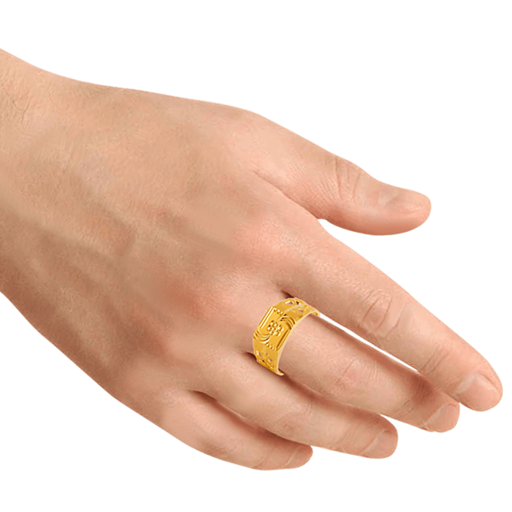 22KT Yellow Gold Ring for Men