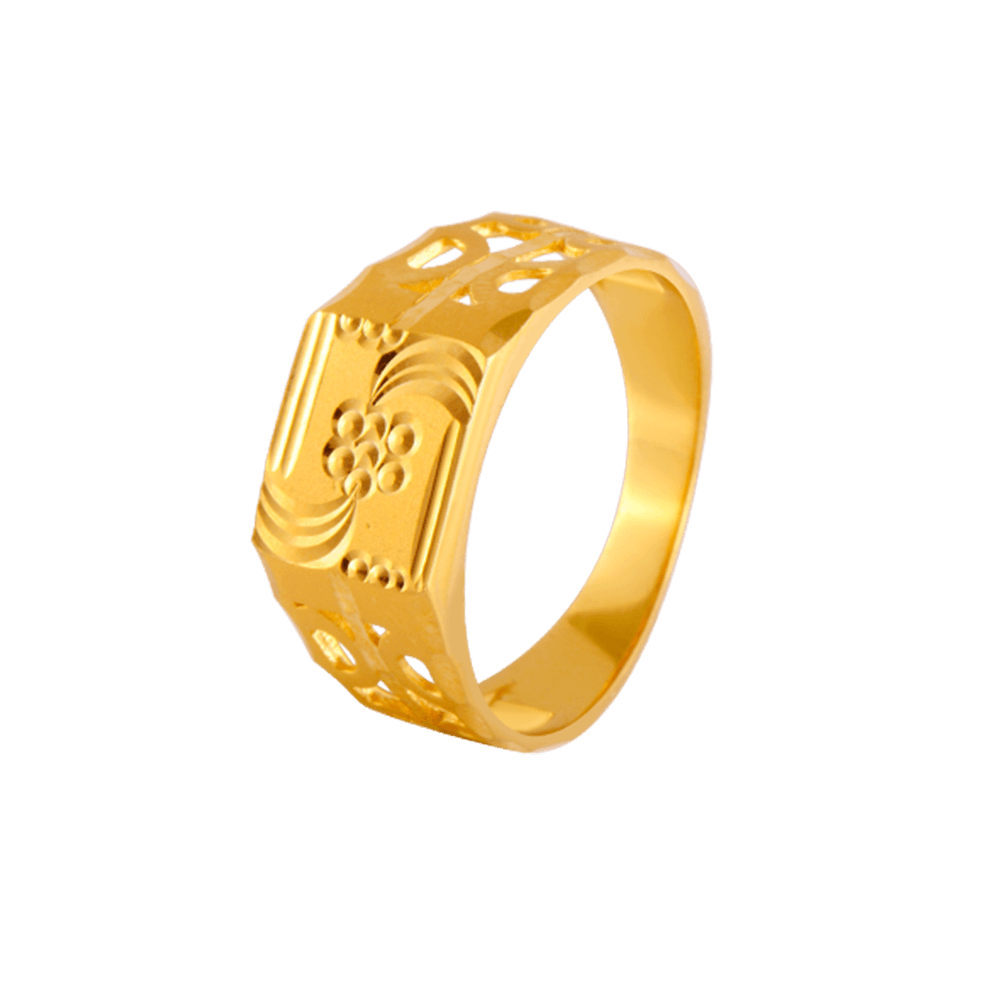 22KT Yellow Gold Ring for Men