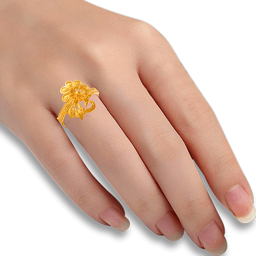 22KT Yellow Gold Ring for Women