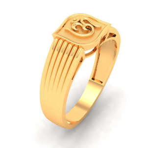 22K Om Sign Gold RingFrom Goldlites Collection