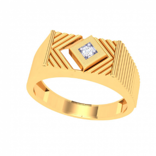 22K Gold Ring With Three Stones Goldlites Collection PC