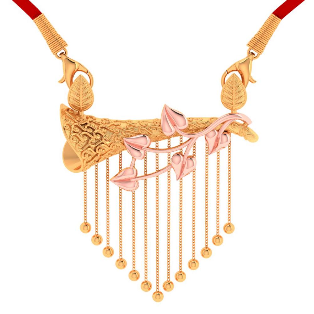 Senco Gold 22k Gold Layered Necklace Calcutta Splendour Gold