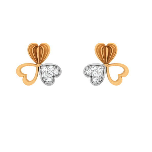 Bobby Schandra simulated diamond (Cubic Zirconia Diamond-quality Grade 5 ) dangle earring (5mm)