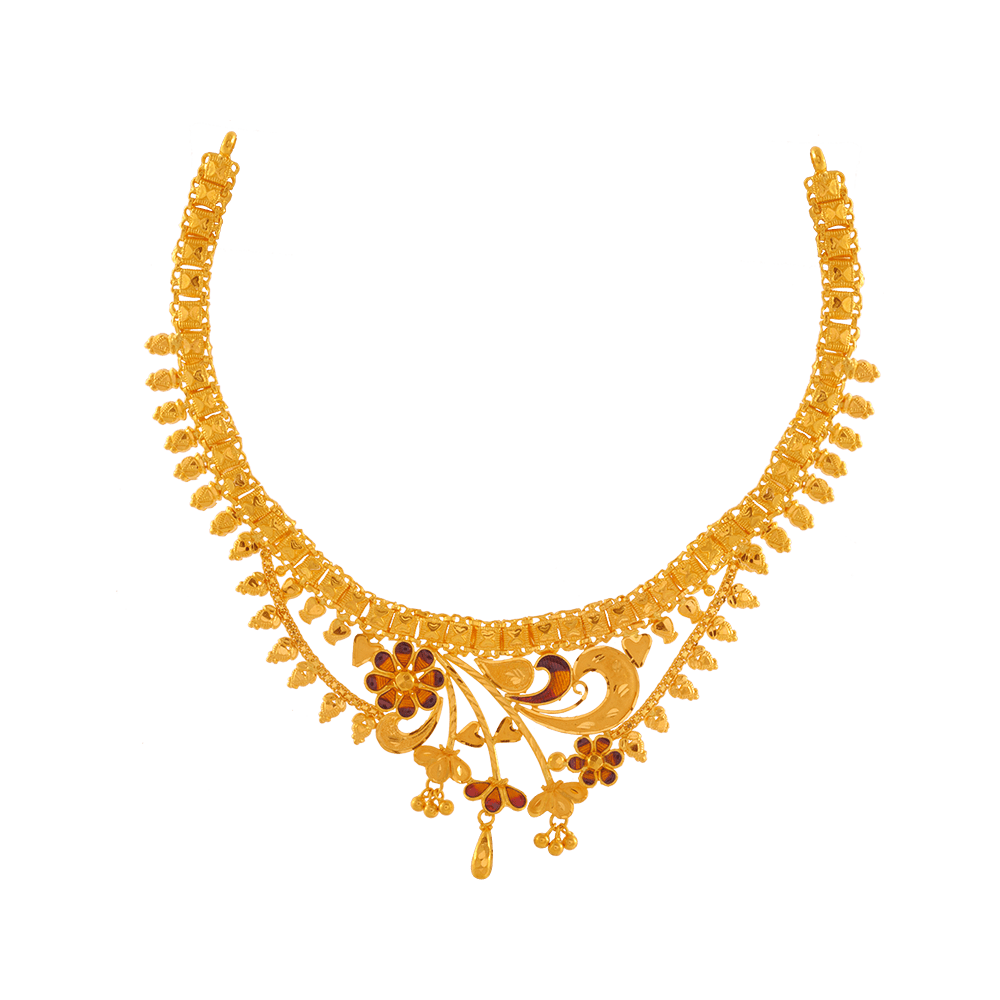 Buy Gold Necklace Set Online| PC Chandra Jewellers – Chandra