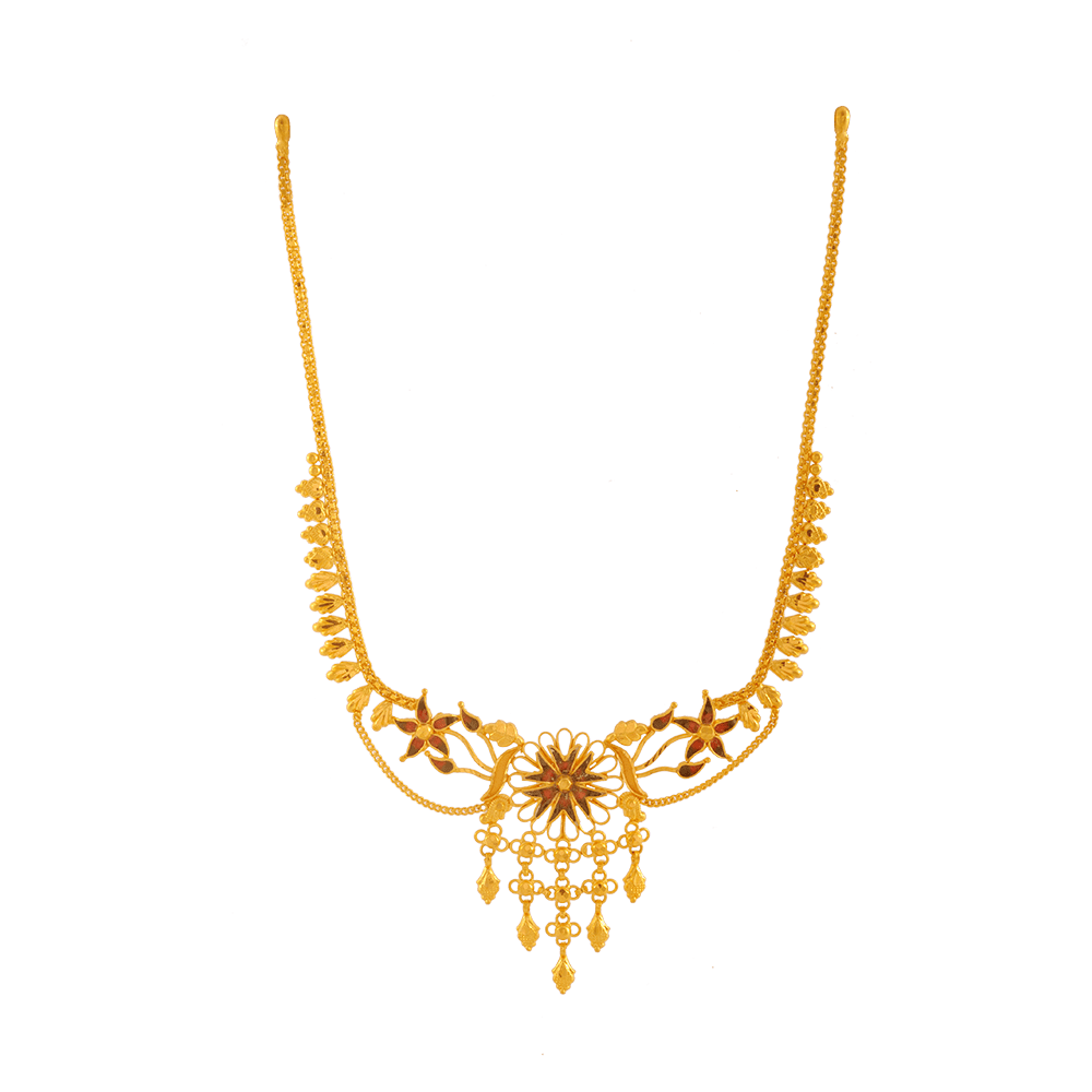 Gold Bridal Necklace PC Chandra Jewellers – Chandra Jewellers