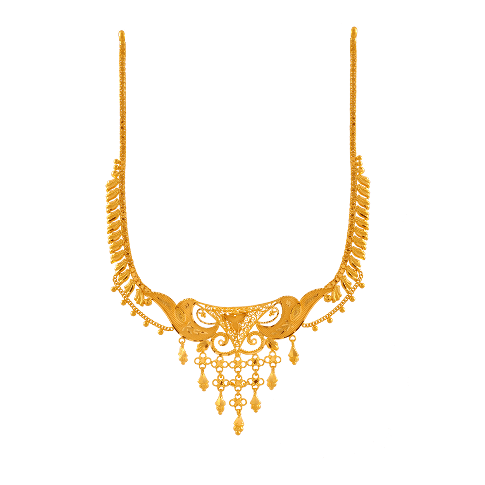 Pc Chandra Jewellers Png Light Weight Necklace Light Weight 22K