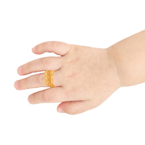 22KT (916) Yellow Gold Baby Ring