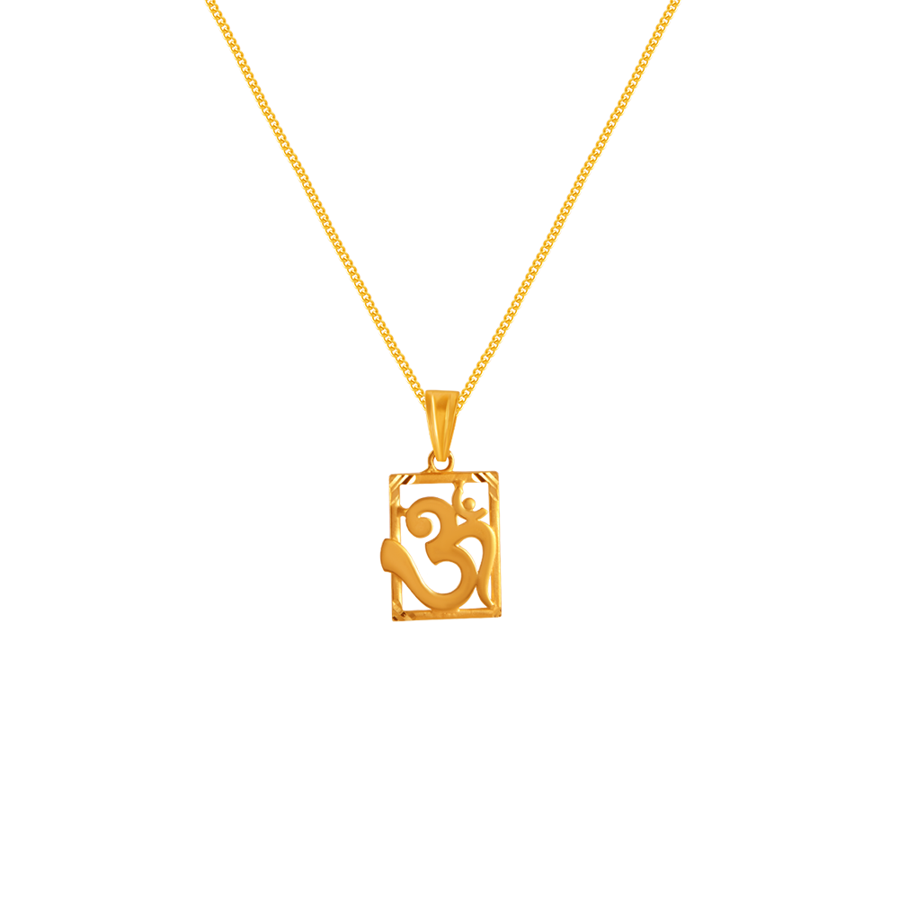 22K Gold Om Pendants -?Goldlite Collection: PC Chandra –