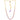 22KT (916) Yellow Gold Lavender Square Bead Thusi Necklace