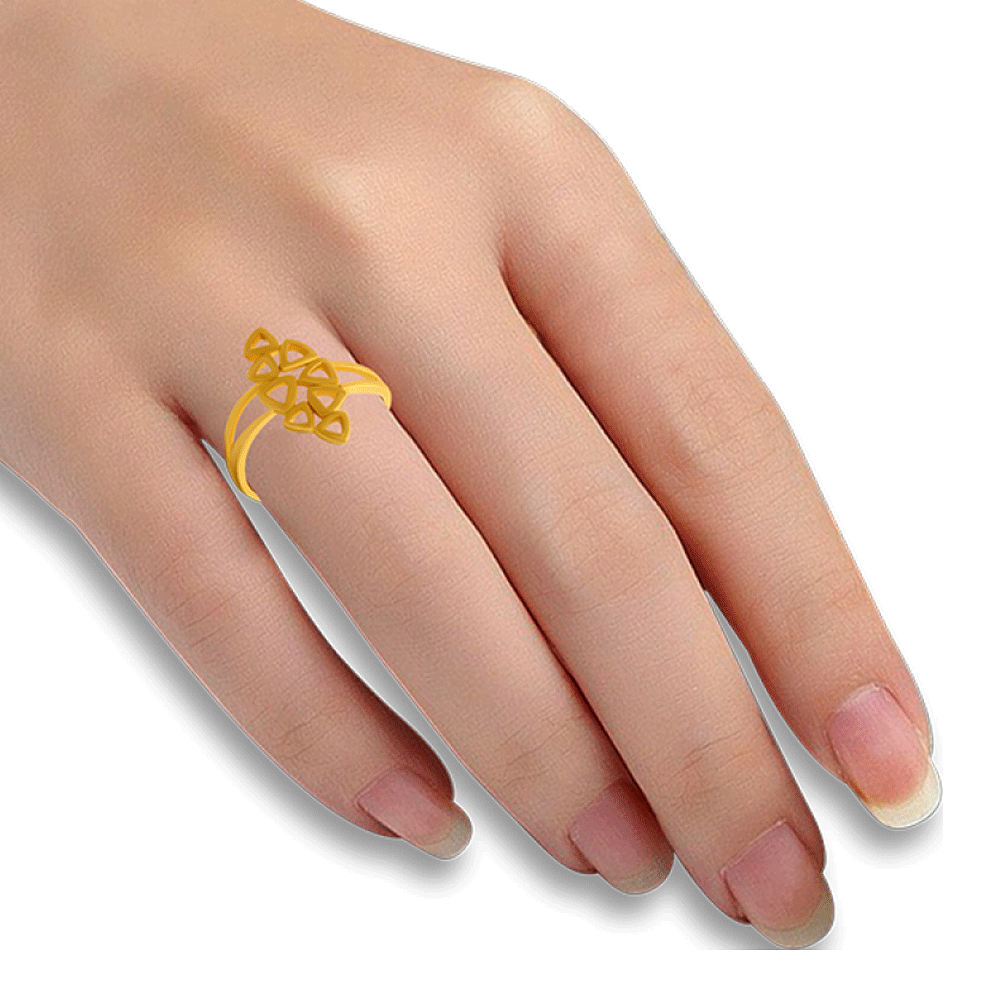 22KT Yellow Gold Ring for Women