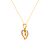 14K (585) Yellow Gold and Diamond Pendant for Women