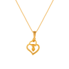 14K (585) Yellow Gold and Diamond Pendant for Women