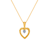 14K (585) Yellow Gold and Diamond Pendant for Women