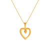 14K (585) Yellow Gold and Diamond Pendant for Women